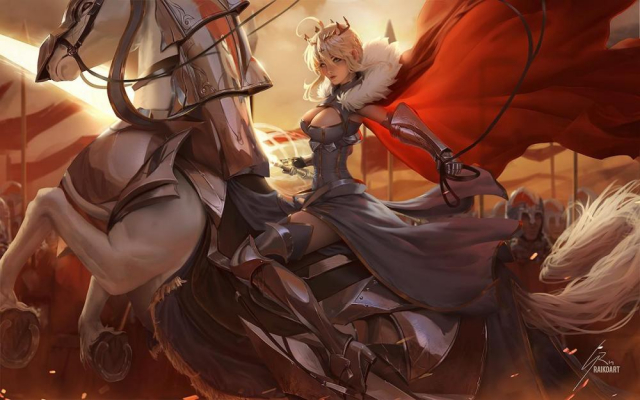 artoria pendragon (all)+artoria pendragon (lancer) (fate)