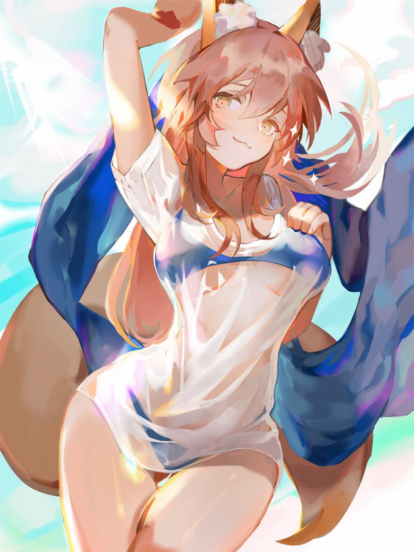 tamamo (fate) (all)+tamamo no mae (fate)+tamamo no mae (swimsuit lancer) (fate)