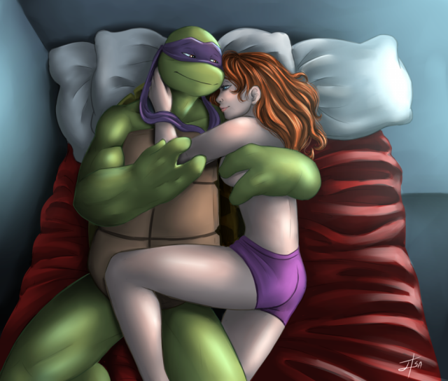 april o'neil+april o'neil (tmnt 2012)+donatello