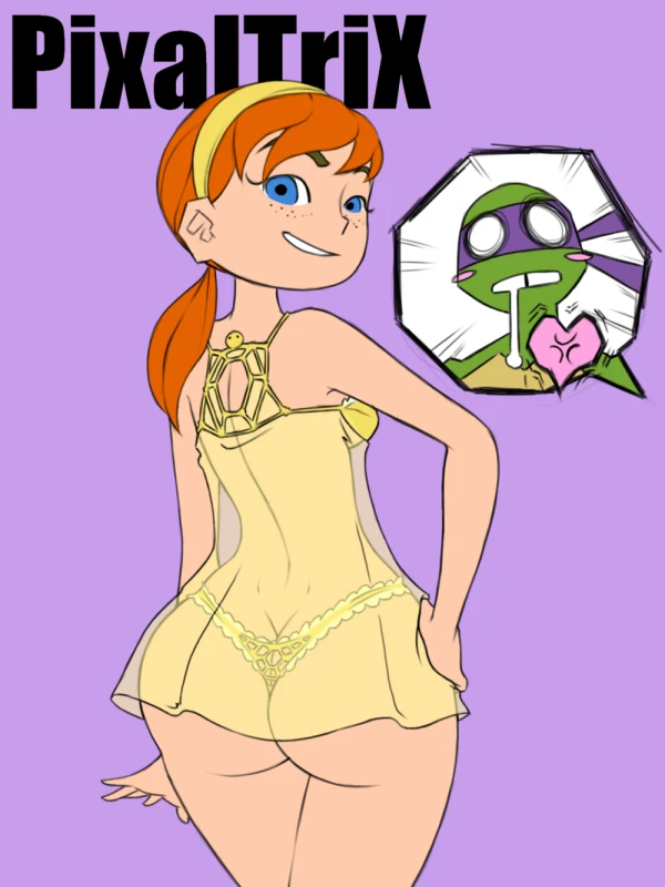 april o'neil+april o'neil (tmnt 2012)+donatello