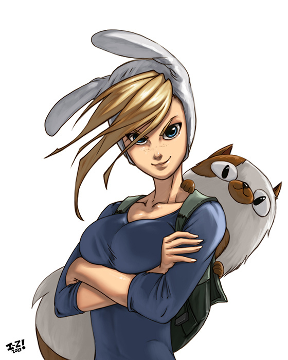 cake (adventure time)+fionna+fionna the human girl