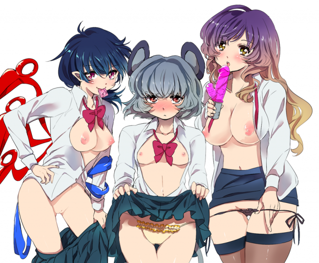 hijiri byakuren+houjuu nue+nazrin