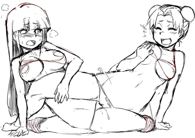 hyuuga hinata+tenten