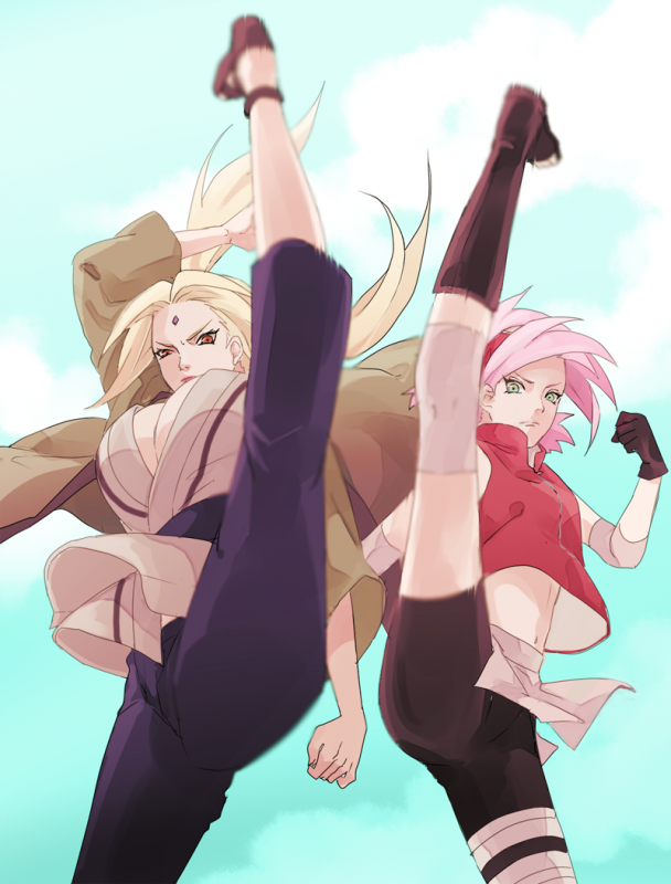 haruno sakura+tsunade