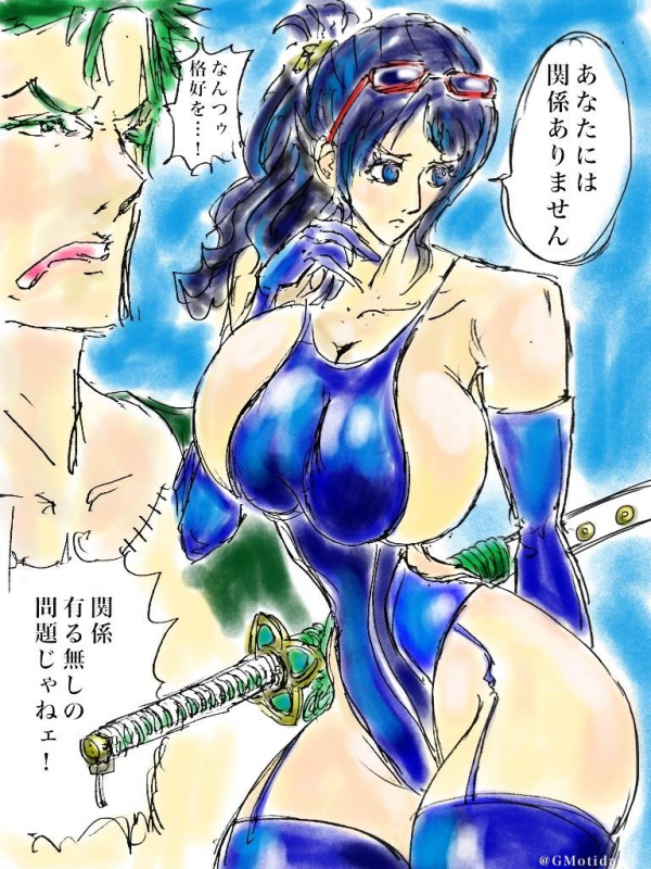 roronoa zoro+tashigi