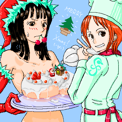 nami (one piece)+nico robin