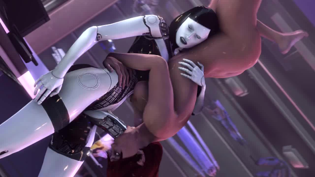 commander shepard+edi+femshep