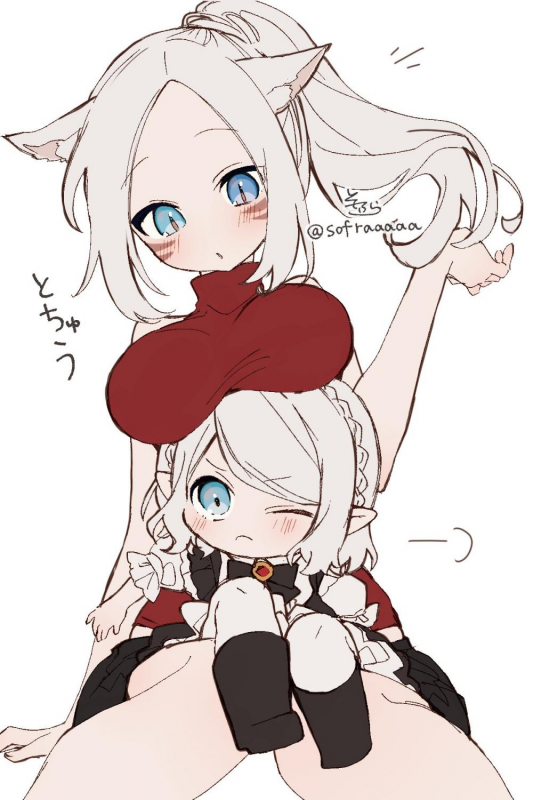 lalafell+miqo'te