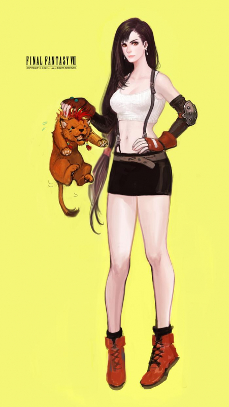 red xiii+tifa lockhart