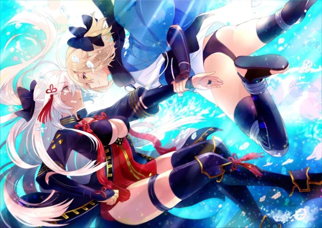 okita souji (alter) (fate)+okita souji (fate)+okita souji (fate) (all)
