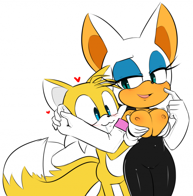 rouge the bat,tails