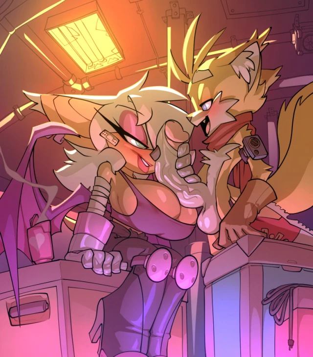 rouge the bat,tails (sonic)