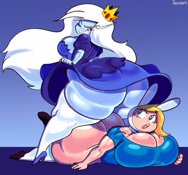 fionna the human girl,ice queen