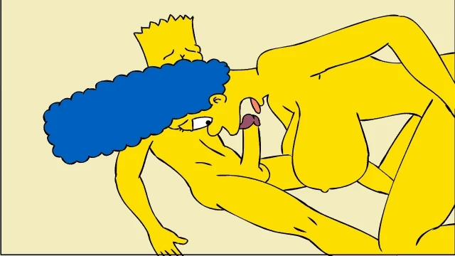 bart simpson,marge simpson