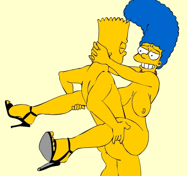 bart simpson,marge simpson