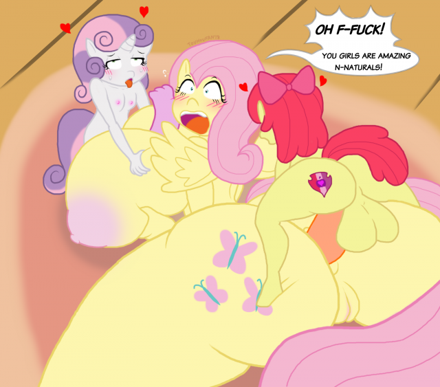 apple bloom (mlp),fluttershy (mlp),sweetie belle (mlp)