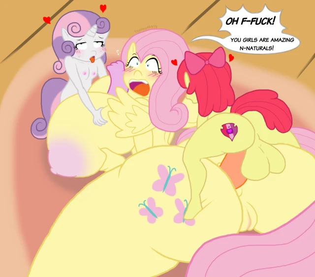apple bloom (mlp),fluttershy (mlp),sweetie belle (mlp)