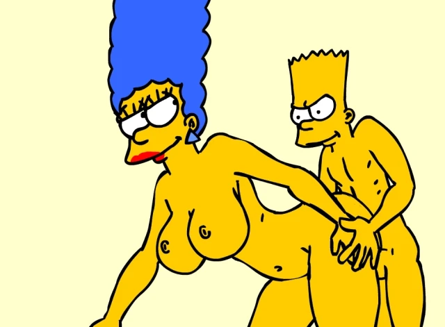 bart simpson,marge simpson