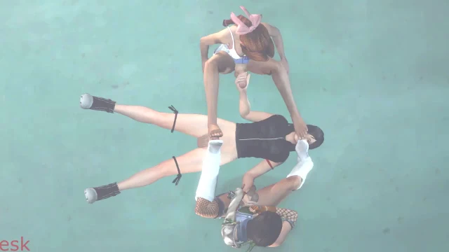 aerith gainsborough,tifa lockhart,yuffie kisaragi