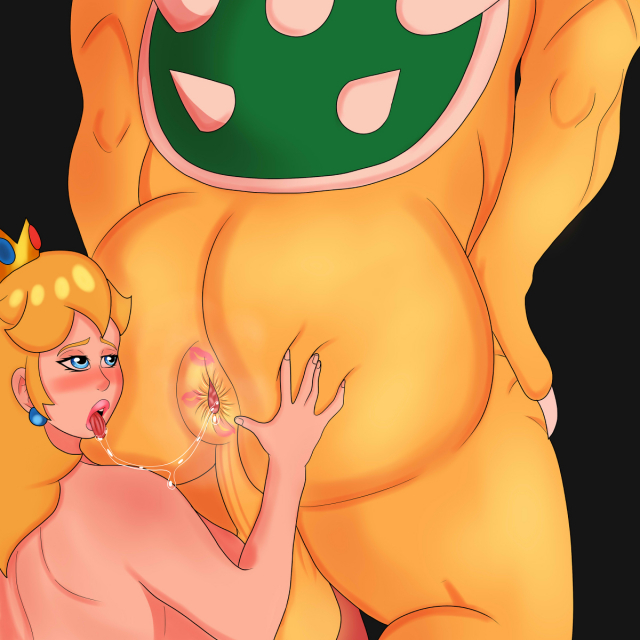 bowser,princess peach