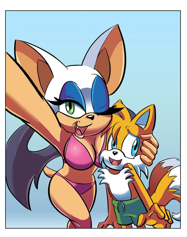 rouge the bat,tails
