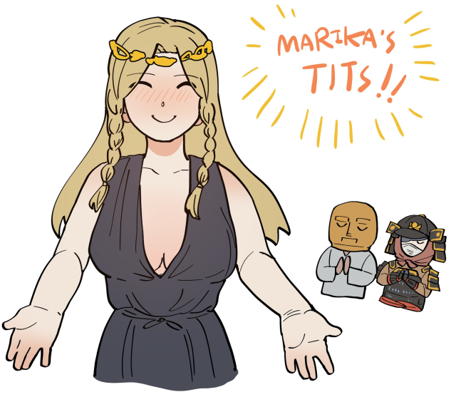 blackguard big boggart,queen marika the eternal,tarnished