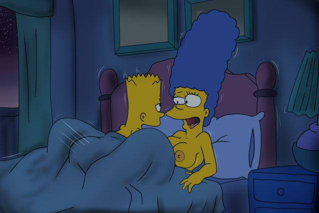 bart simpson,marge simpson