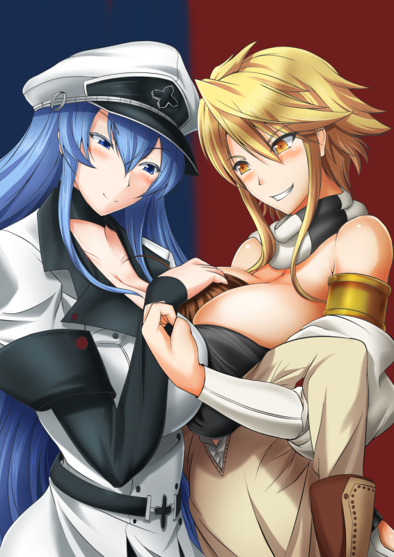 esdeath (akame ga kill!),leone (akame ga kill!)