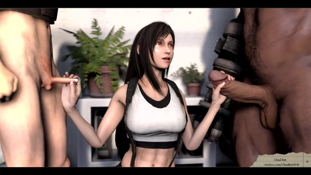 barret wallace,cloud strife,tifa lockhart