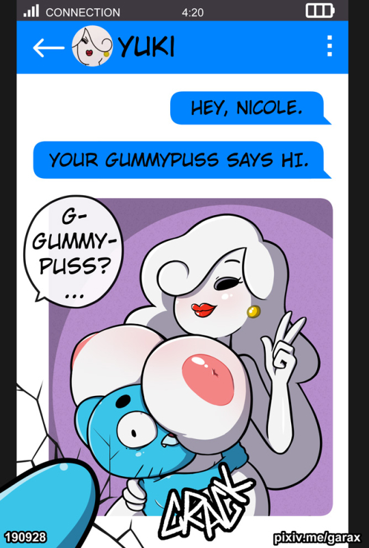 gumball watterson,nicole watterson,yuki yoshida