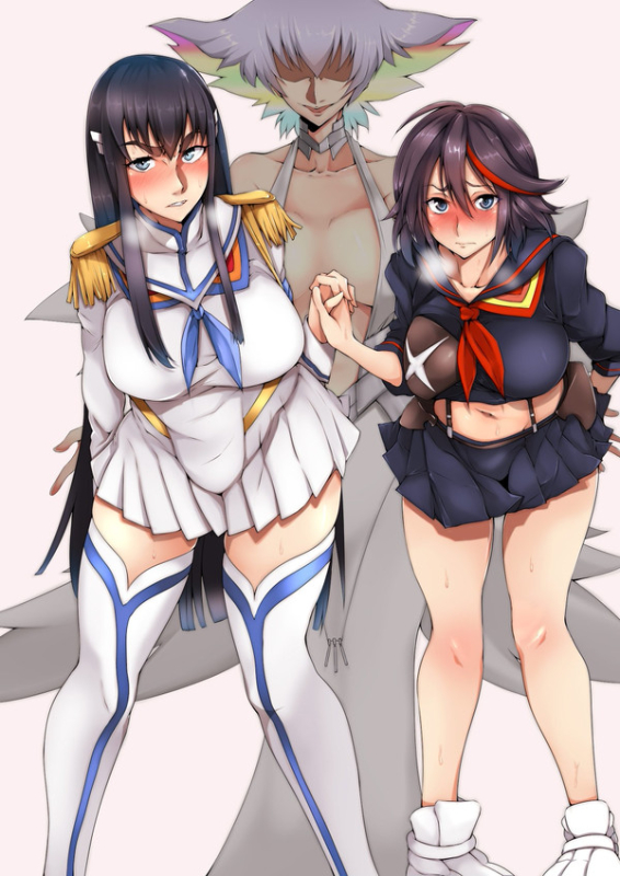 kiryuuin ragyou,kiryuuin satsuki,matoi ryuuko