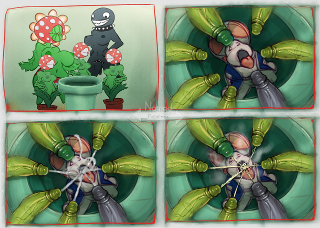 chain chomp,petey piranha,piranha plant,toad (mario)