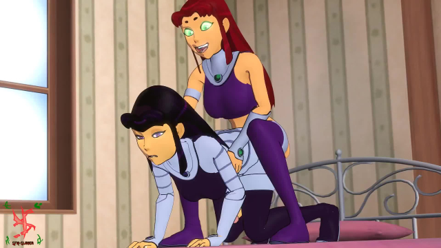 blackfire,koriand'r,starfire