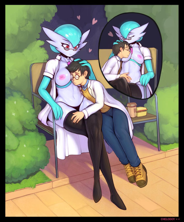 dr. voir,gardevoir,original character,shiny pokemon