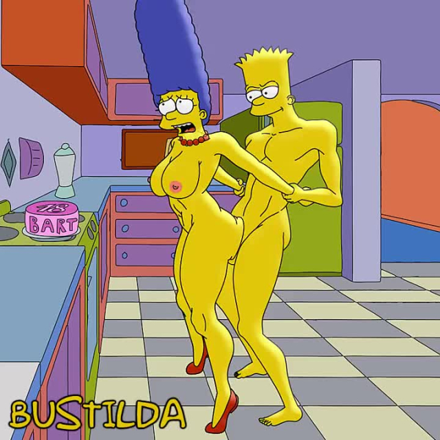 bart simpson,marge simpson