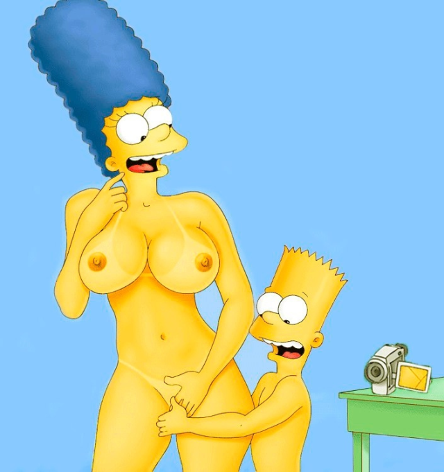 bart simpson,marge simpson