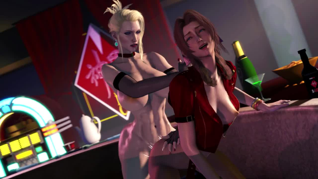 aerith gainsborough,scarlet (ffvii)