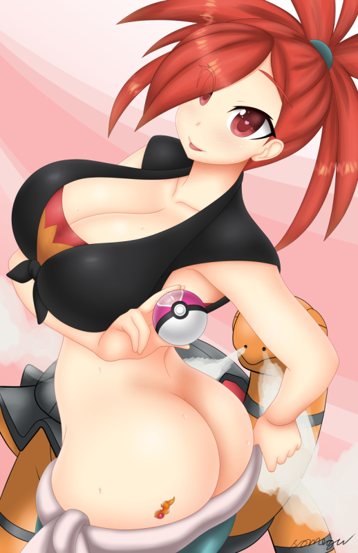 flannery (pokemon),flannery (pokemon oras),gym leader,torkoal