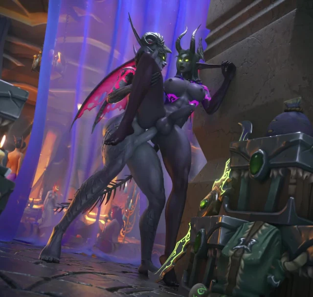 blood elf,demon hunter,demon hunter (warcraft),night elf,succubus (warcraft),xarelyth