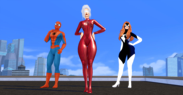 cassandra webb,julia carpenter,madame web,peter parker,spider-man,spider-woman