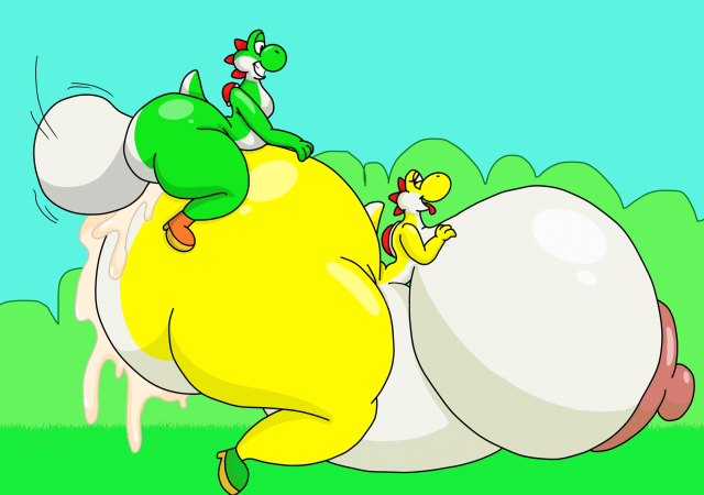 yellow yoshi,yoshi