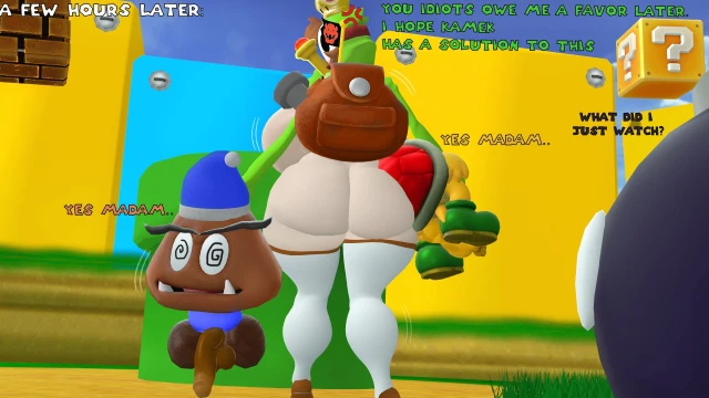 bob-omb,corporal paraplonk,goomba,paratroopa,private goomp,sergeant guy,shy gal,shy guy,shyette