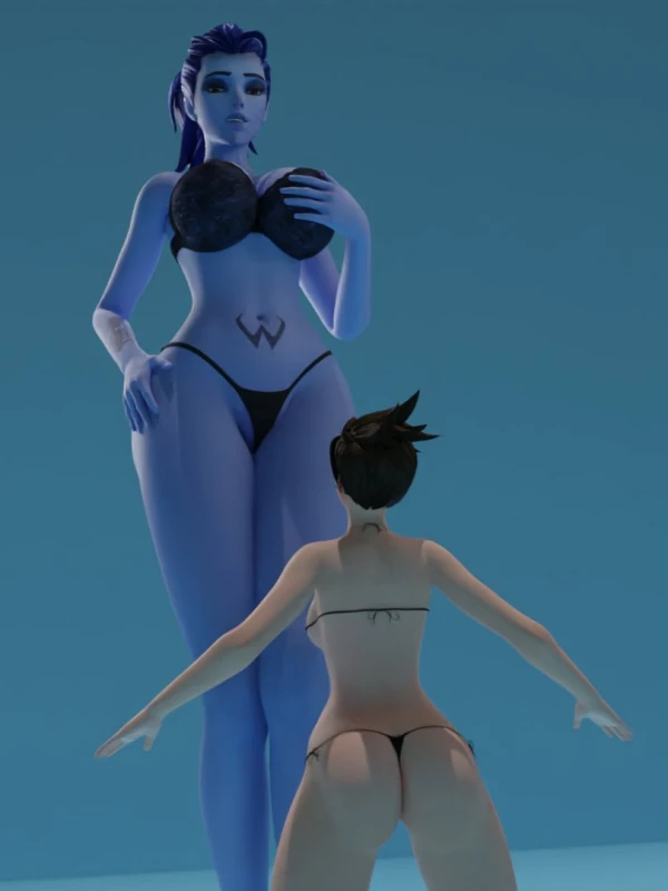 amelie lacroix,lena oxton,tracer,widowmaker