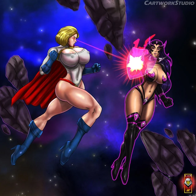 carol ferris,kara zor-l,karen starr,power girl,star sapphire,star sapphire (dc),violet lantern