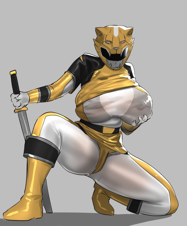 mio (crossnsfw),original character,yellow ranger