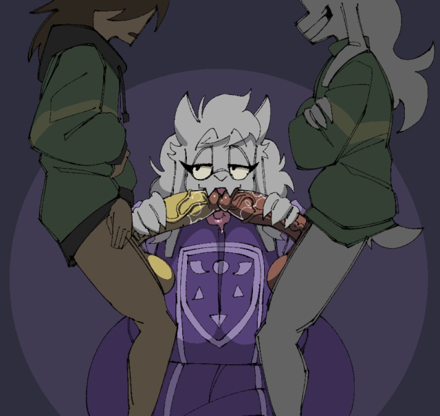 asriel dreemurr,kris (deltarune),toriel