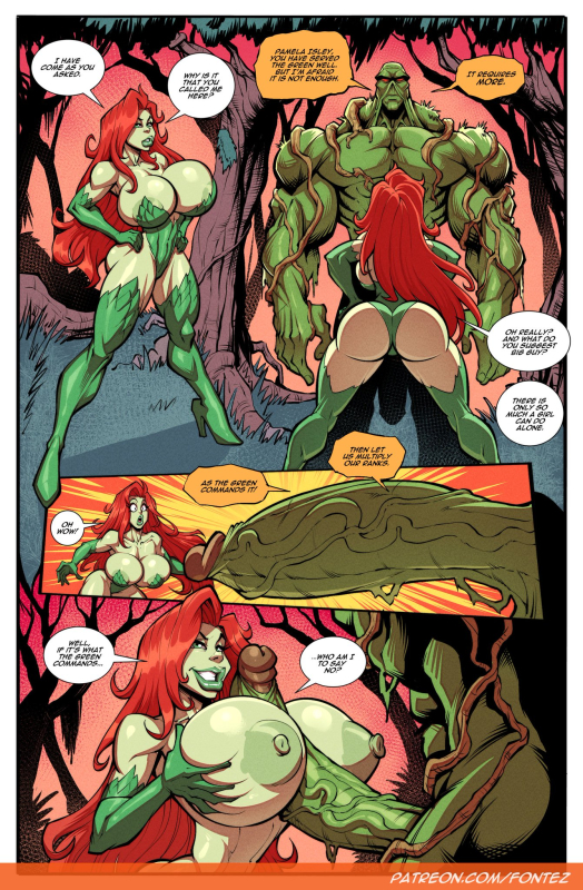 alec holland,pamela isley,poison ivy,swamp thing