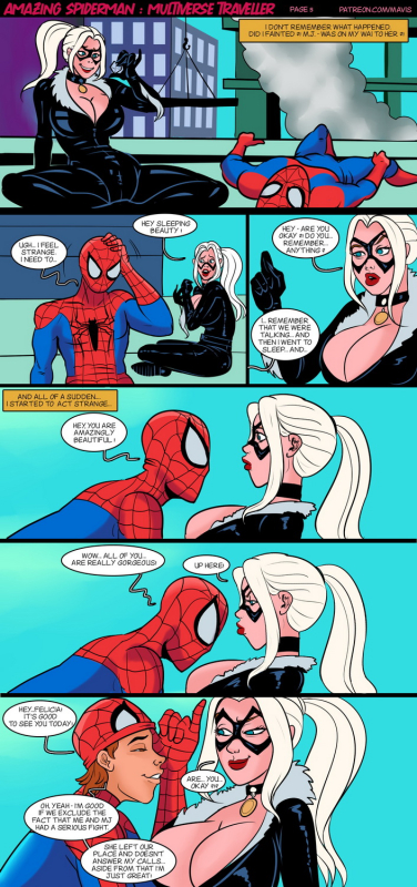 black cat (marvel),felicia hardy,peter parker,spider-man