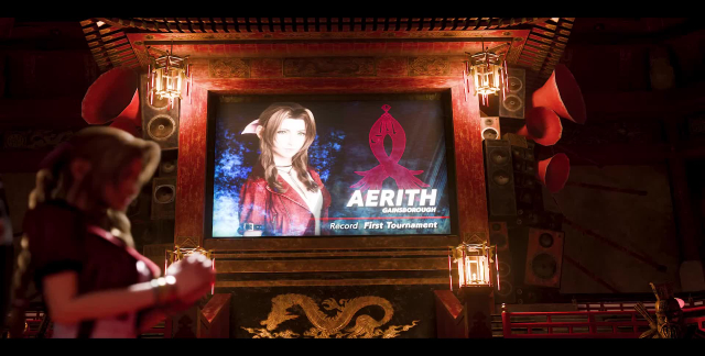 aerith gainsborough,shinra guard,tifa lockhart