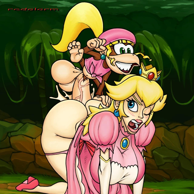 dixie kong,princess peach